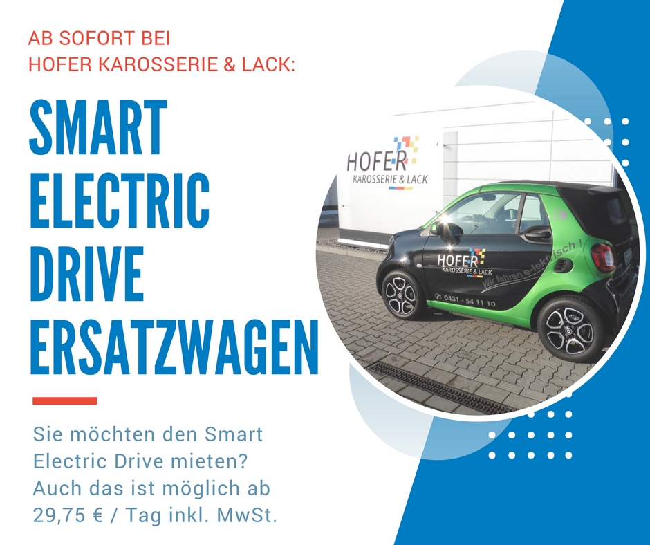 Smart Electric Drive bei HOFER